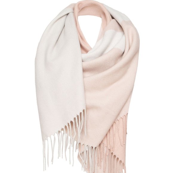 Soia & Kyo, MIREL Woven scarfigan with fringe, Quartz - Picture 3 of 9